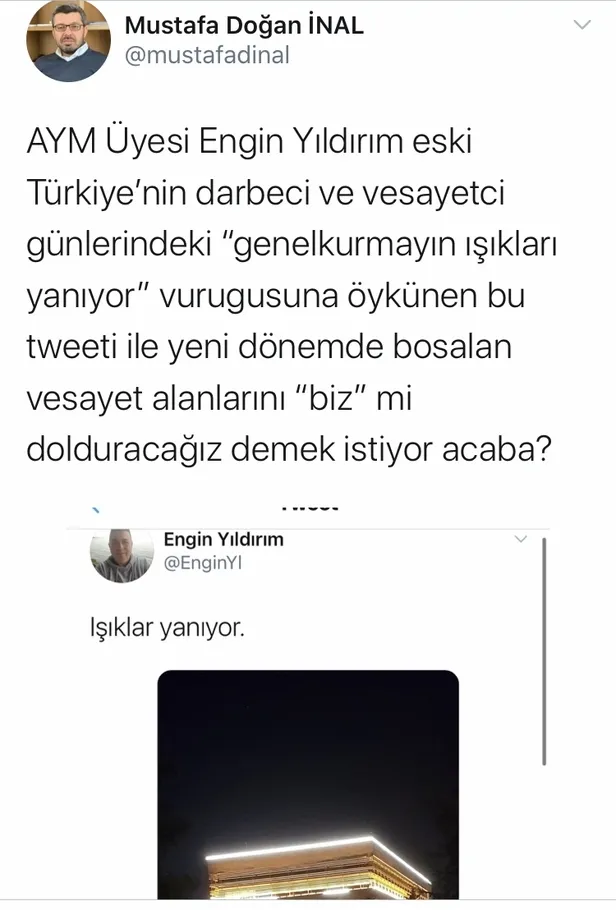 MHP'li Halil Öztürk’ten AYM üyesi Engin Yıldırım’ın 'Işıklar yanıyor' tehdidine tepki!-10