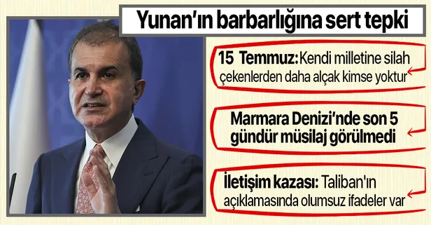 Son dakika! AK Parti Sözcüsü Ömer Çelik'ten önemli açıklamalar