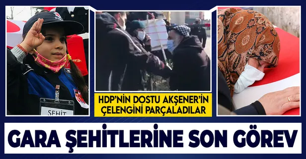 Gara şehitlerine son görev! Şehit yakınından Akşener tepkisi: Hem PKK'ya yardım ediyorlar hem de çelenk gönderiyorlar