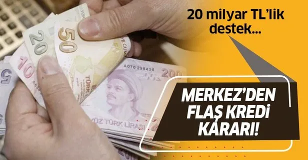 Türkiye Cumhuriyet Merkez Bankası’ndan flaş kredi kararı!