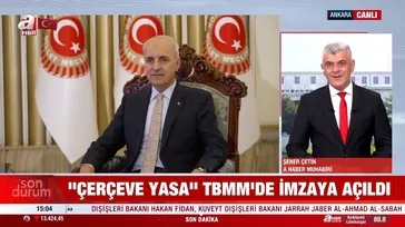 Çerçeve yasa TBMM'de imzaya açıldı