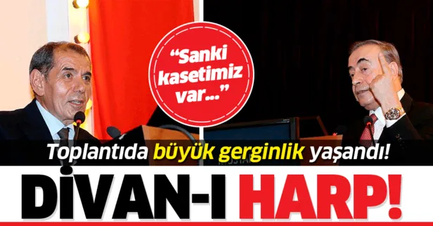 Galatasaray Divan Kurulu toplantısında büyük gerginlik! Dursun Özbek yönetimi eleştirdi, Cengiz sert cevap verdi