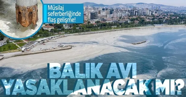 Marmara’da müsilaj seferberliğinde flaş gelişme! Balık avı yasaklanacak mı?