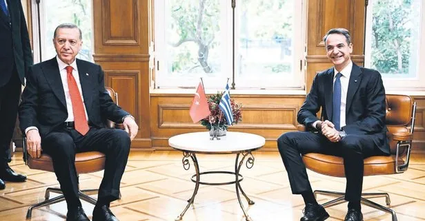 6 yıl sonra ilk |  Başkan Erdoğan Aramızda çözülemeyecek sorun yok dedi! Komşu lider Miçotakis adalara vizesiz seyahat müjdesi verdi