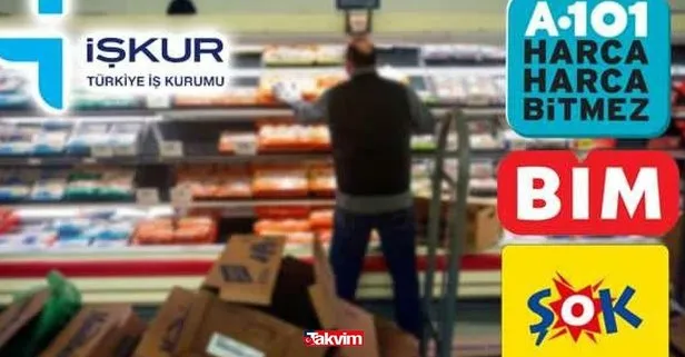 ŞOK BİM A101 4000 TL maaş ile İŞKUR üzerinden personel alımı başladı!