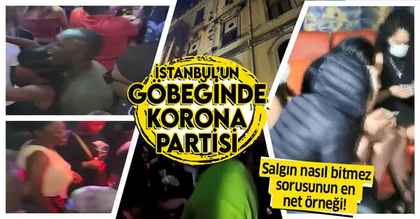 Koronavirüs tedbirlerine rağmen Beyoğlu'nda isyan ettiren görüntüler!-1
