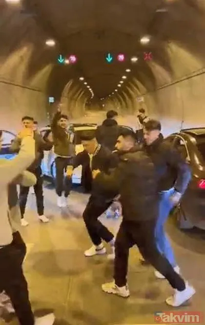 Tüneli kapatıp yüksek sesle müzik dinlemişlerdi! Polis tek tek topladı
