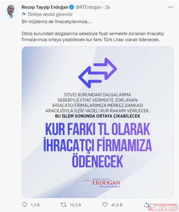 Başkan Recep Tayyip Erdoğan Kabine sonrası duyurmuştu! İşte yeni finansal araçlar ve ekonomik tedbirler... - 13