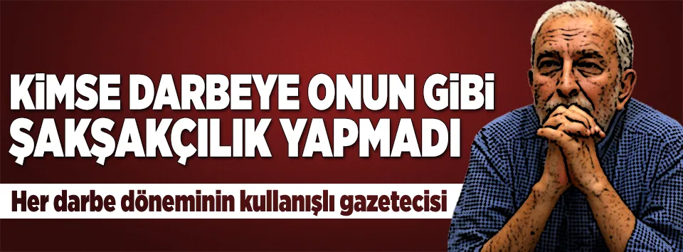 Kimse darbeye onun gibi şakşakçılık yapmadı