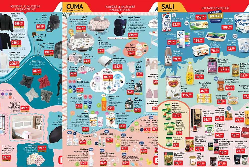 Hafta sonu geldi indirimler başladı!