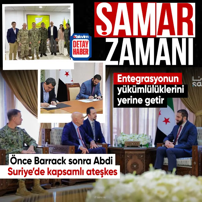 Ahmed Şara Şam’da YPG/SDG elebaşı Mazlum Abdi ile görüşecek! Abdi’den sonra Barrack