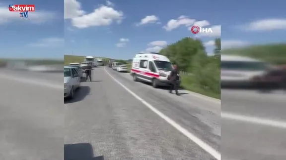 Yozgat'ta trafik kazası: 3 yaralı