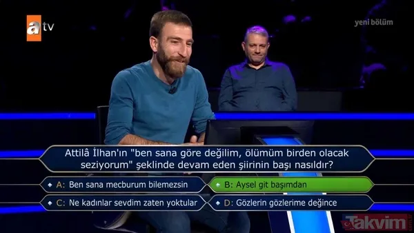 atv'de Kenan İmirzalıoğlu'nun sunduğu Kim Milyoner Olmak İster'de dikkat çeken Mustafa Kemal Atatürk sorusu - 42