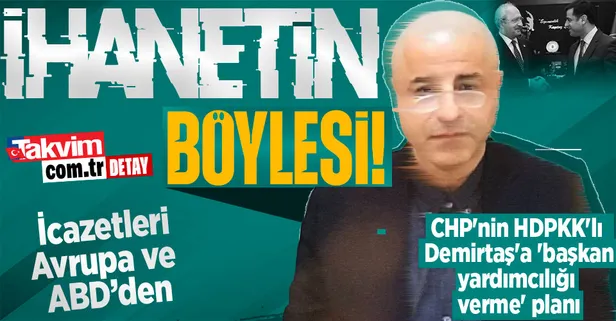 CHP'nin HDPKK'lı Selahattin Demirtaş'a 'başkan yardımcılığı verme' planı: "AB ve ABD'den icazet alıp güzelleme yaptılar"