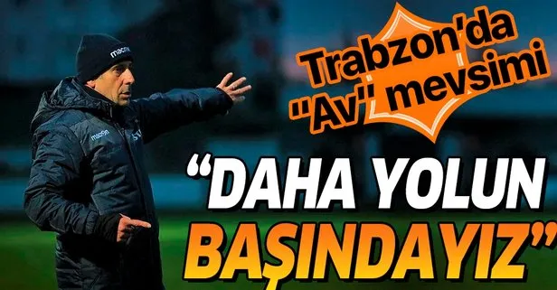 Trabzonspor Teknik Direktörü Abdullah Avcı 2’de 2 yaptı: Daha yolun başındayız...