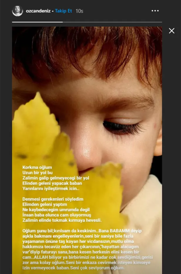 Özcan Deniz'den tepki çeken fotoğraf! Oğlunu dudağından öptü, sosyal medyada tartışma yarattı...-5