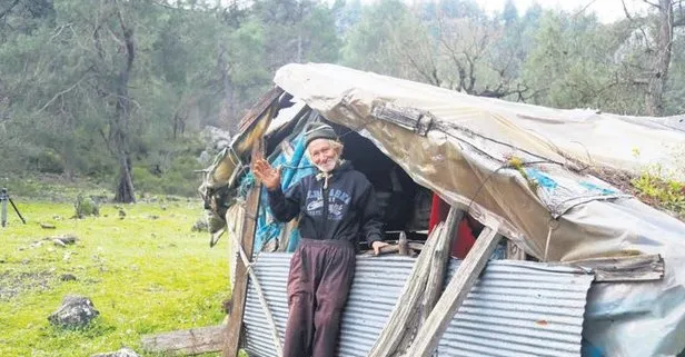 Keçileri çalınan Mehmet Çabuk insanlara küstü! 17 yıldır dağda yaşıyor