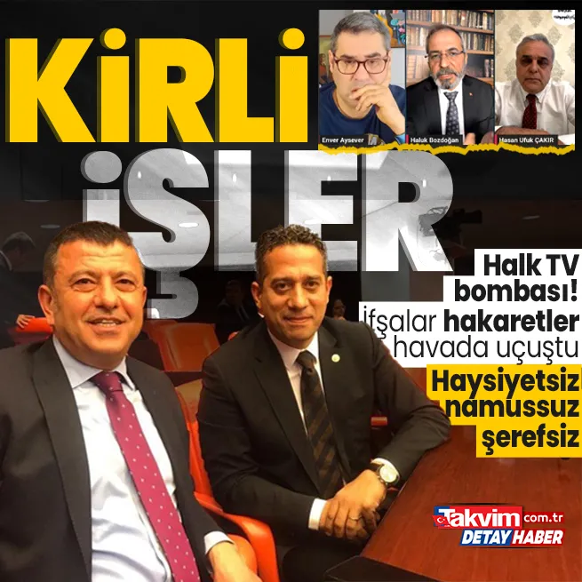 CHPde ifşalar hakaretler havada uçuşuyor! Haluk Bozdoğandan Halk TV bombası; Veli Ağbaba ve Ali Mahir Başarır işin içinde!