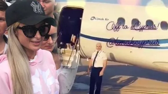 Paris Hilton turne için Kıbrıs'a geldi - 1