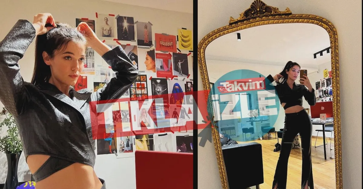 Pınar Deniz'den ayna karşısında pozlar!