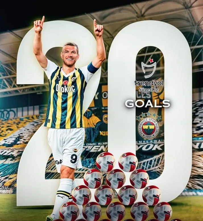 Bu görüntüler çok konuşuldu! Fenerbahçe'nin 9 numarası Dzeko'dan Galatasaray formasına imza - 9