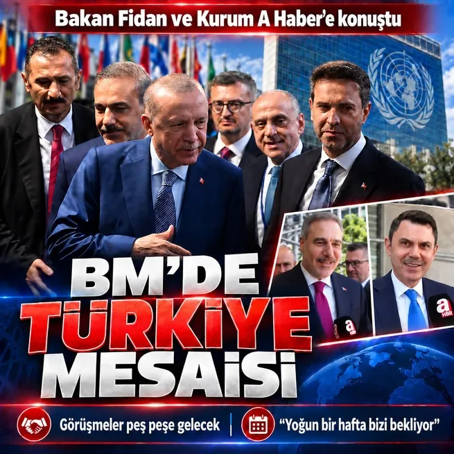 Başkan Erdoğan’ın New York temasları başladı: Bakan Fidan diplomasi trafiğini Kurum COP31 hedefini anlattı