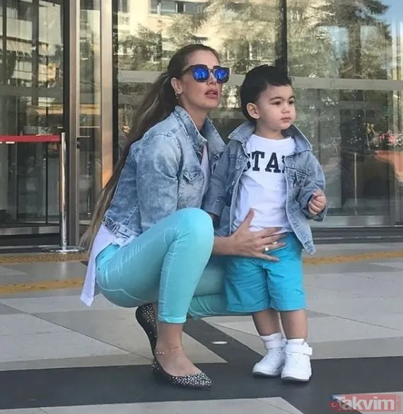 Reha Muhtar ile Deniz Uğur'un ikizleri Poyraz ve Mina büyüdü babalarının kopyaları oldu! İkizlerin son halleri... - 15