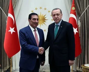 Erdoğan, Atıf et-Taravine’yi kabul etti