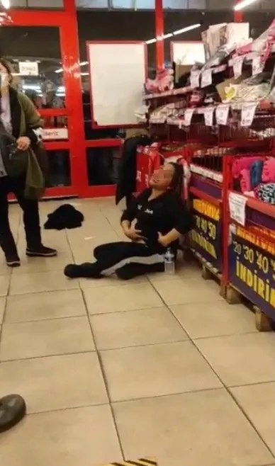 Market hırsızları suçüstü yakalanınca ortalığı birbirine kattı! Hamileyim yalanıyla tehditler savurdular