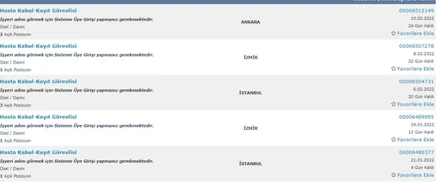 KPSS şartsız, sınavsız hasta kabul ve kayıt görevlisi alınacak! Hastanelere 18 Ocak 2022 ilanlara başvuru şartları nelerdir?-2