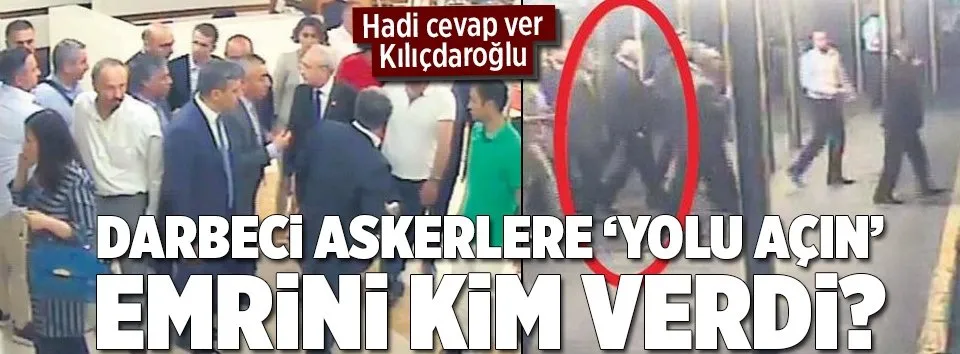 Tanklara 'yolu açın' emrini kim verdi?