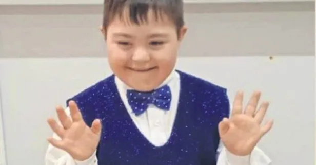 Evde çıkan yangında yaşamını yitiren down sendromlu Eymen son yolculuğuna uğurlandı