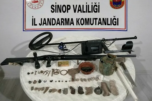 Sinop'ta tarihi eser operasyonu