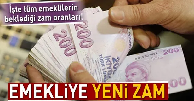 Emekli maaşına zam
