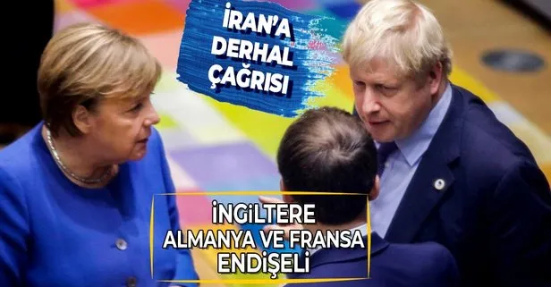 İngiltere, Almanya ve Fransa, İran'dan endişeli