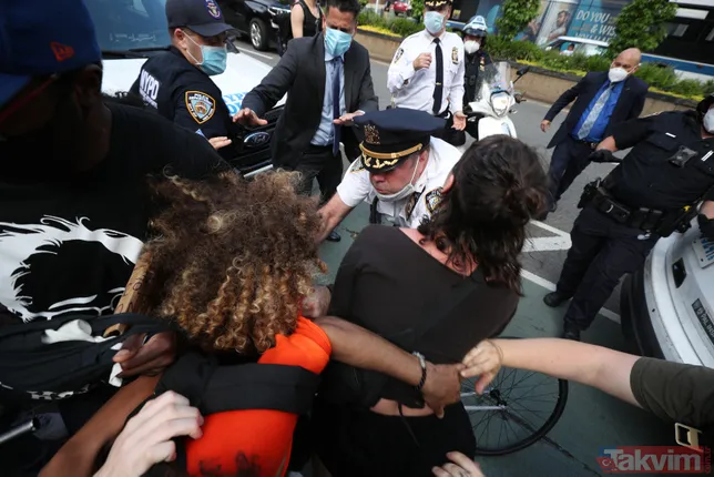 George Floyd'un öldürülmesinin ardından ABD'de polis şiddetine öfke dinmiyor: Polis karakolu ateşe verildi! Göstericiler ve polis saatlerce çatıştı