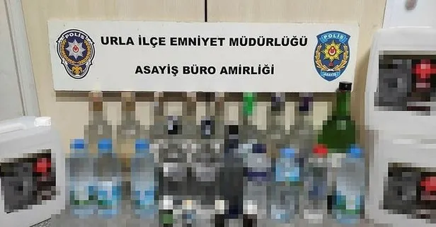 İzmir’de sahte kaçak içki satıcılarına operasyon!