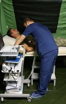 TSK'dan sınıra seyyar ilk yardım hastanesi