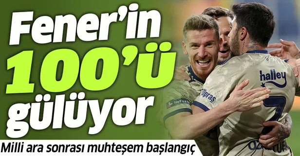 Fenerbahçe Erol Bulut’un 100’üncü maçında şov yaptı