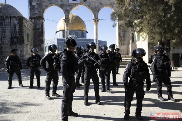 İsrail'in baskın düzenlediği Mescid-i Aksa'da 60 bin kişi cuma namazı kıldı! - 22