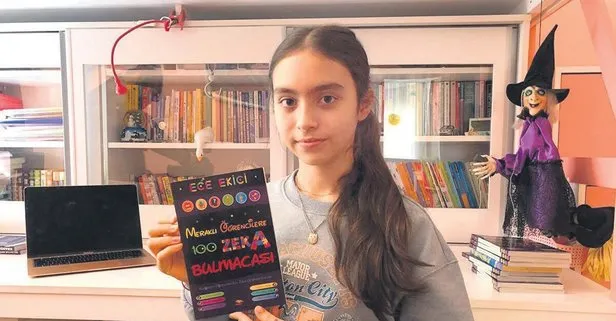 Ece Ekici, 9 yaşında Türkiye Zeka Vakfı’na ait dergide editörlük yapmaya başladı