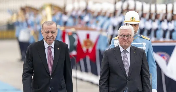 Başkan Erdoğan, Almanya Cumhurbaşkanı Steinmeier’i Beştepe’de ağırladı! Birlik mesajları yolladı ve İsrail vurgusu yaptı