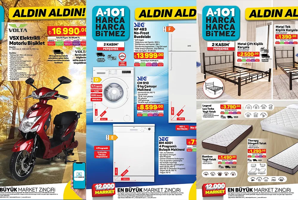 Kasım ayı geldi A101 düğmeye bastı!