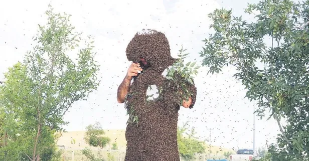 ’Arı Adam’ lakablı Abdulvahap Semo, Guinness Rekorlar Kitabı’na girmek için çalışıyor!