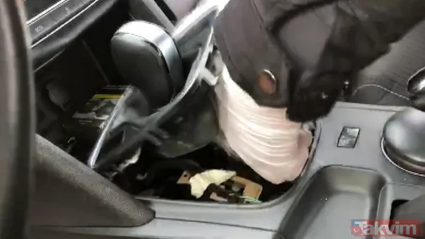 Adım adım takip! Otomobilin her yerinden tabanca çıktı - 1