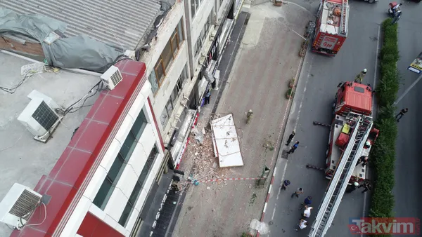 Güngören son dakika haberi! Merter'de çatıdan kopan parça kaldırıma düştü: "Bomba sesi gibiydi, büyük panik yaşadık" - 10