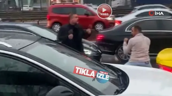 Avcılar’da yol verme kavgası: Ben boksörüm