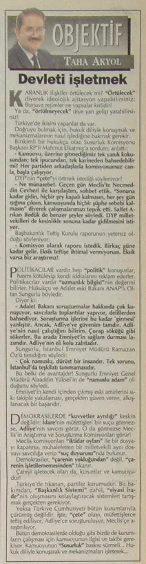Başkanlık sistemi ve kullanışlı gazeteciler!-3
