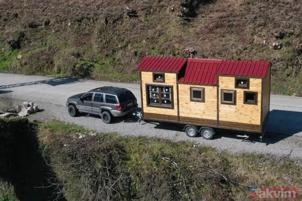 'Çok Talep Alıyoruz' Bu Evlerin Ruhsatlı Ve Plakalı Trafiğe Çıkabilen Araçlar Olduğunu Vurgulayan Özdemir, "Karayolları Kurallarına Göre Üretimini Yapıyoruz...