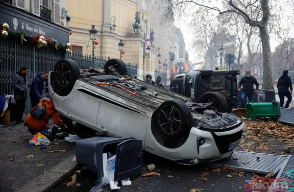 Terör örgütü PKK yanlıları Paris'i savaş alanına çevirdi! Türkiye'deki siyasi ayak HDP iftiraya başladı - 39
